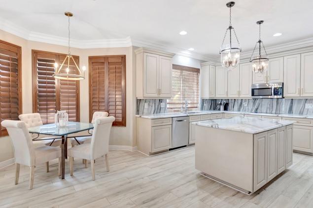 Brooke's remodeled kitchen.
